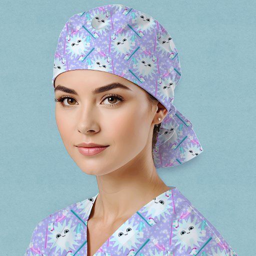 Cute Kawaii Tooth and Toothbrush  Fabric