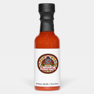 Cute Kawaii Turkey - Happy Thanksgiving Classic T- Hot Sauces