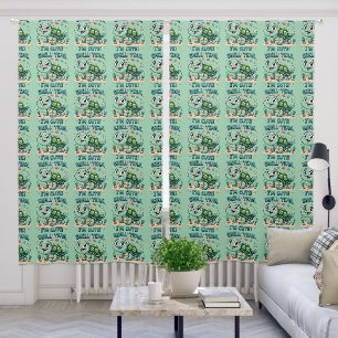 Cute Kawaii Turtle with Funny Pun Ocean Aesthetic Blackout Curtains
