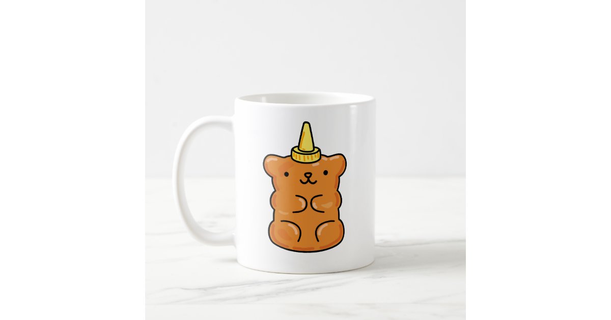 Cute Kawaii Unicorn Gummy Bear Coffee Mug Zazzle Com