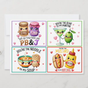 Cute Kawaii Valentine's Classroom Cards