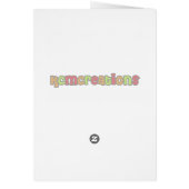 Cute Kawaii Watermelon Card (Back)