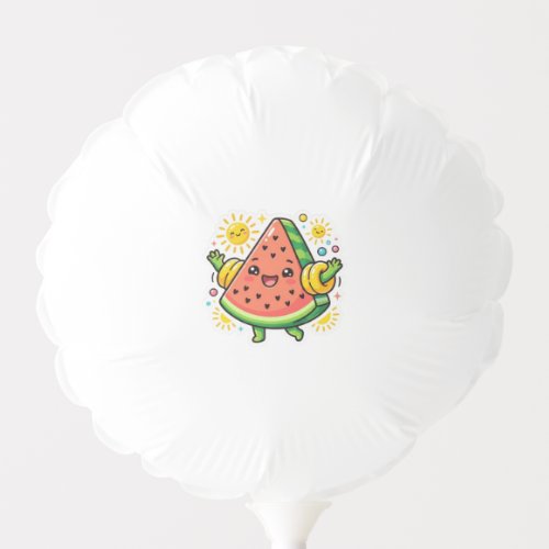 Cute Kawaii Watermelon Slice Inflatable ArmSticker Balloon