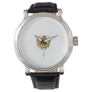 Cute Kawaii Watermelon Slice Inflatable ArmSticker Watch