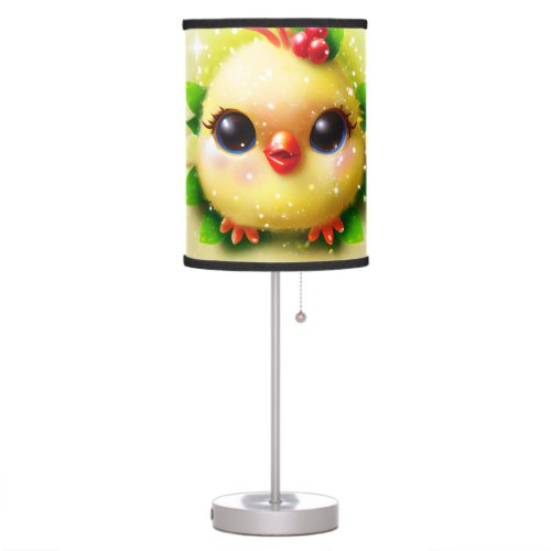 Cute Kawaii Yellow Baby Chick  Table Lamp
