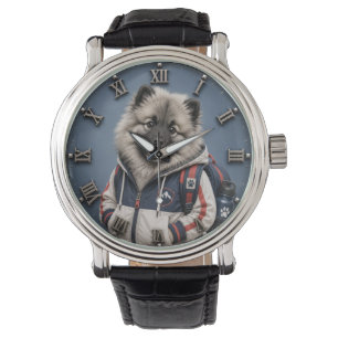 Cute Keeshond Puppy Watch