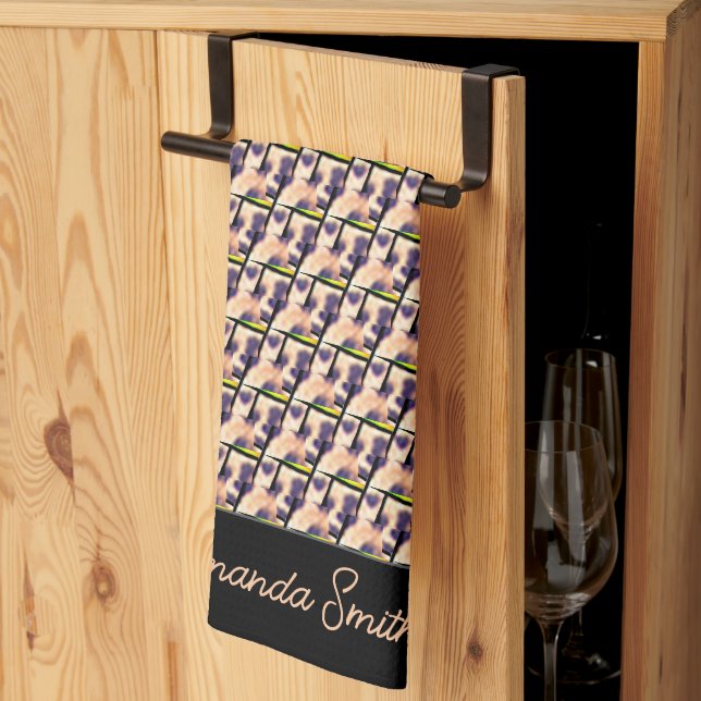 Cute Kenyan Leopard Pattern Kitchen Towel (Thirds Fold)