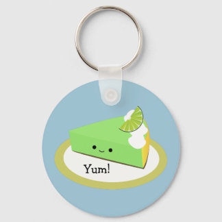 Cute Key Lime Pie Keychain