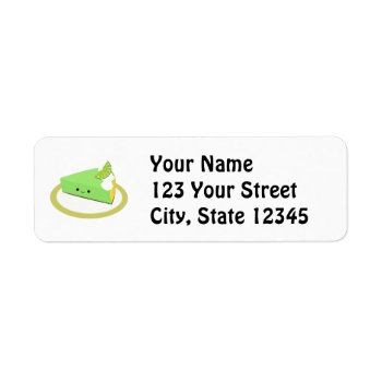 Cute Key Lime Pie Label by Egg_Tooth at Zazzle