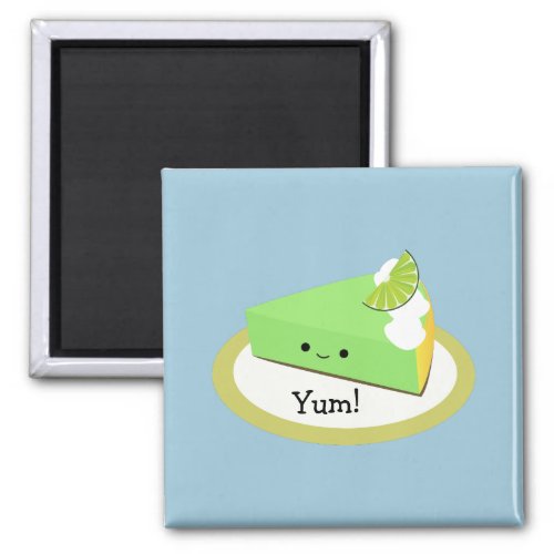 Cute Key Lime Pie Magnet