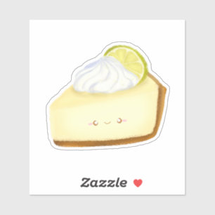 Cute Key Lime Pie Sticker