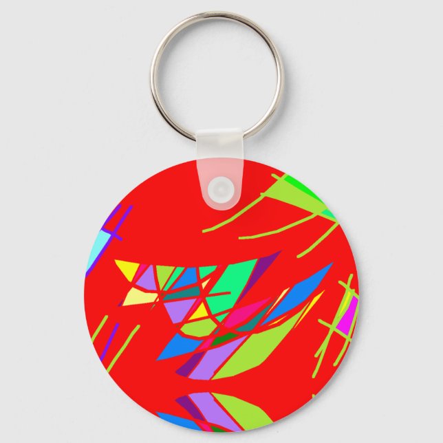Cute Keyring red designer theme (Front)