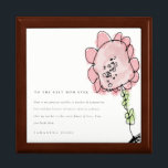 Cute Kid Drawn Pink Flower Botanical Mother's Day Gift Box<br><div class="desc">Little Star is store by my 5 year old son, who is inspired by his mum, working and having Zazzle store. Since a long time he was adamant to open his own store, And finally its here. Your support to my budding artist is greatly appreciated. If you need any further...</div>