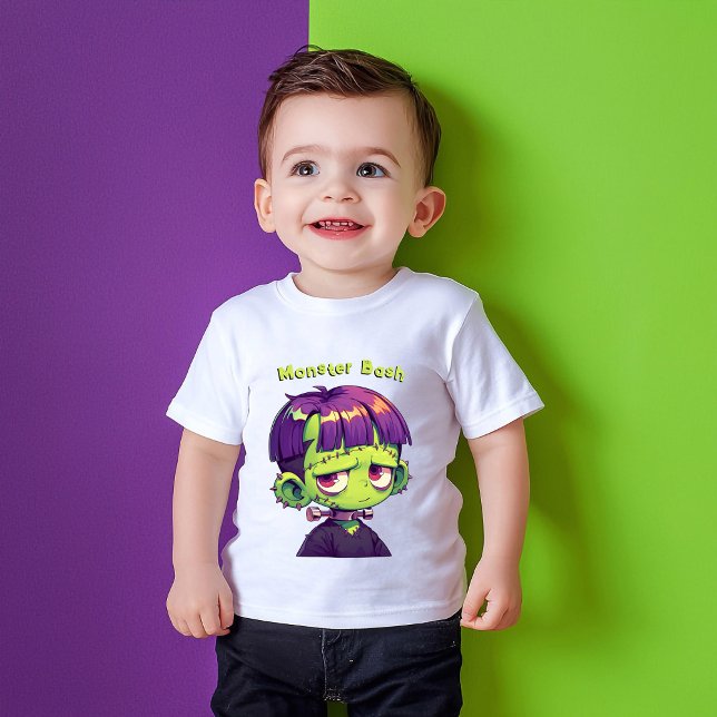 Cute Kid Frankenstein halloween T-Shirt (Creator Uploaded)