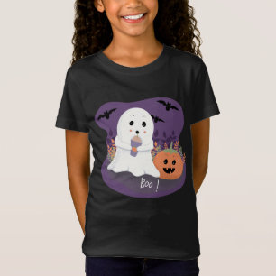 Cute Kid Ghost Halloween T-Shirt
