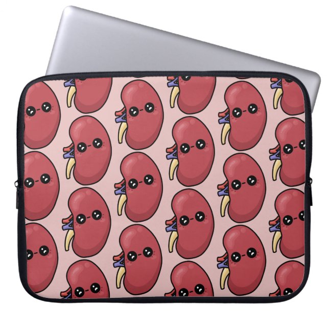 Cute Kidney - Human Biology Laptop Sleeve (Front)