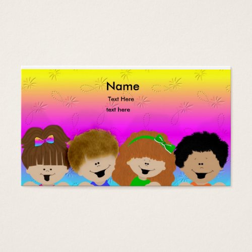 Cute Kids Business Card Templates