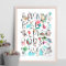 Cute kids ABC Alphabet | Children Wall Art
