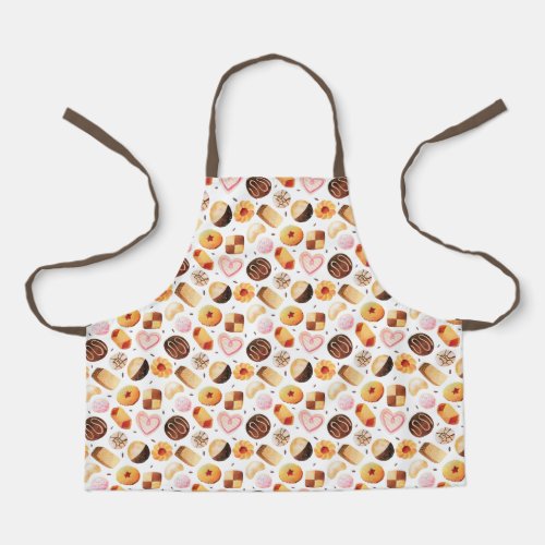 Cute Kids Baking Cookies Pattern Apron