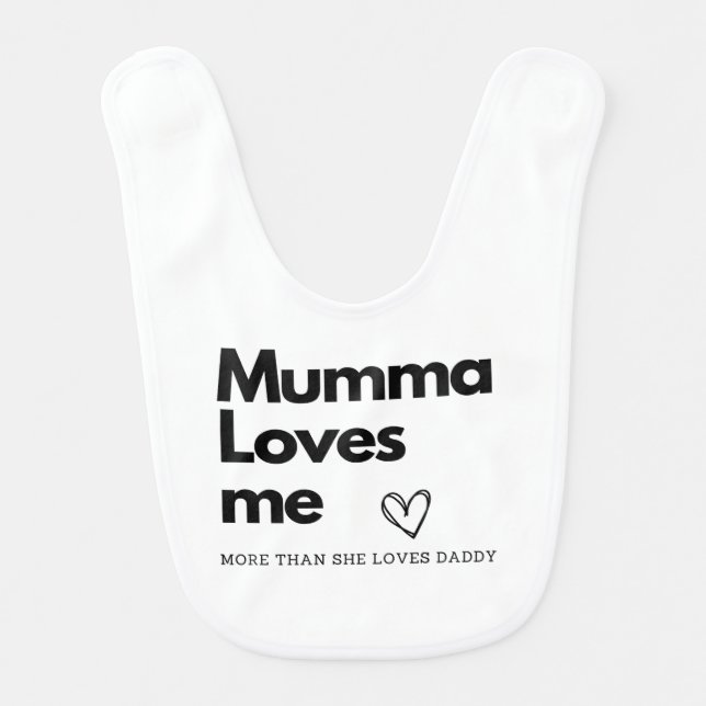 cute kids bib for babies (Front)
