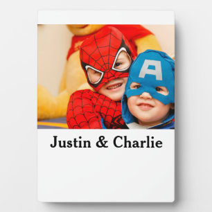 Cute kids boys girls photo family gifts name moder plaque