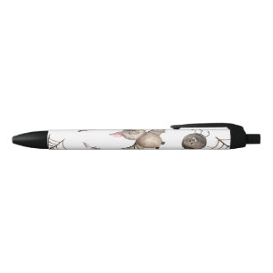 Cute Kids Cat Bat Spider Halloween Pattern Pen