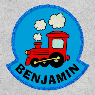 Cute kid's choo choo train locomotive custom patch