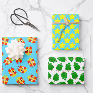 Cute Kids’ Christmas Wrapping Paper