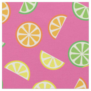 Cute Kids Citrus Fruit Baby Nursery Lemon Lime Fabric