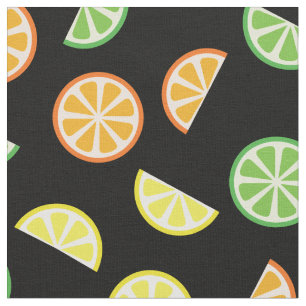 Cute Kids Citrus Fruit Baby Nursery Lemon Lime Fabric