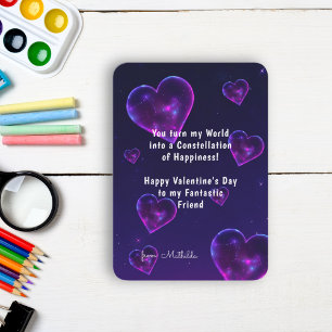 Cute kids Classroom Valentine's Day Note Card