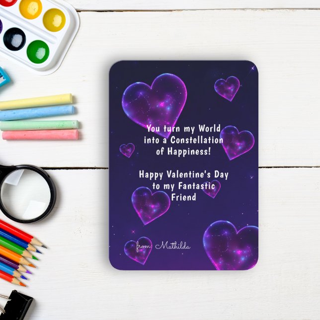 Cute kids Classroom Valentine's Day Note Card (Creator Uploaded)