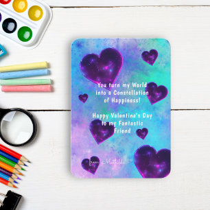 Cute Kids Classroom Valentine's Day Note Card