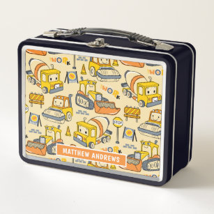 Kids Construction Lunch Boxes Zazzle