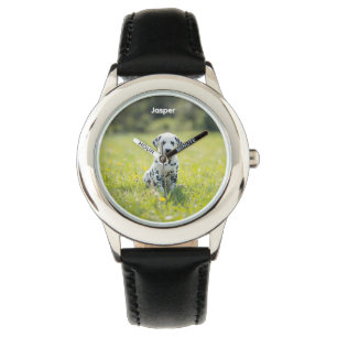 Cute Kid's Dalmatian Personalized Watch