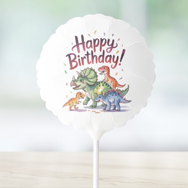Cute Kids Dinosaur Birthday Balloon (Creator Uploaded)