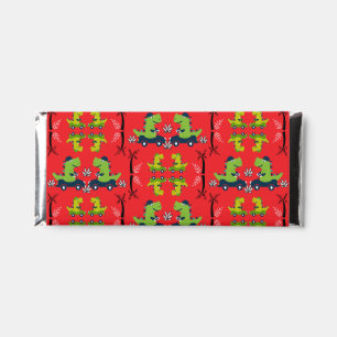 Cute Kids Dinosaur Birthday Party Hershey Bar Favors