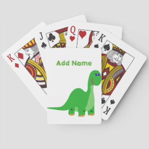 Cute Kid's Dinosaur Playing Cards