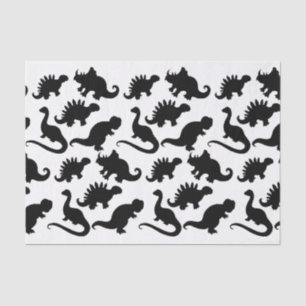 Cute Kids Dinosaurs Illustrations Tissue Paper