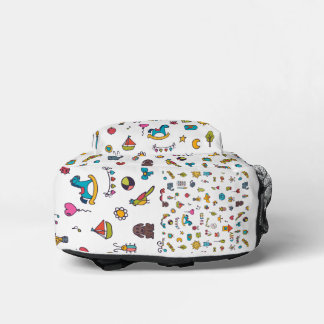 Cute Kids Doodle Pattern School Backpack