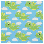 Cute Kids Dragon Cartoon Baby Nursery Fabric