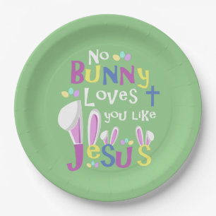Cute Kids Easter Table Decorations Easter Bunny Paper Plates