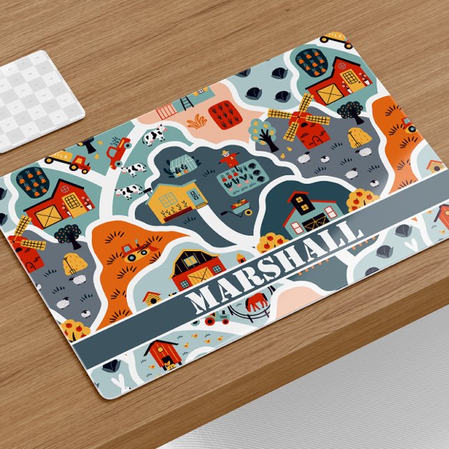 Cute kids farmyard  placemat (Creator Uploaded)