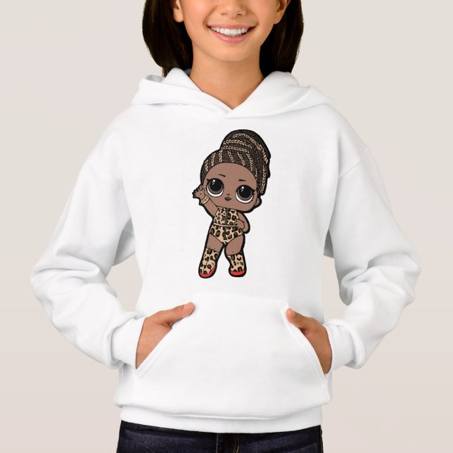 Cute Kids Fashion Delight - Tiger print jumpsuit Hoodie (Front)