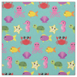 Cute Kids Fish Baby Nursery Aquarium Ocean Fabric
