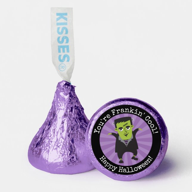 Cute Kids Frankenstein Halloween  Hershey®'s Kisses® (Front)