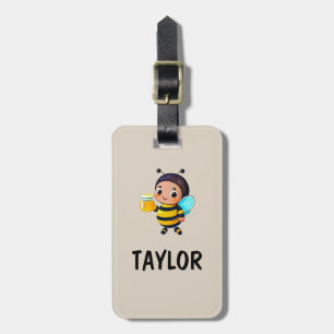 Cute Kids Fun Personalized Colorful Bag Backpack Luggage Tag
