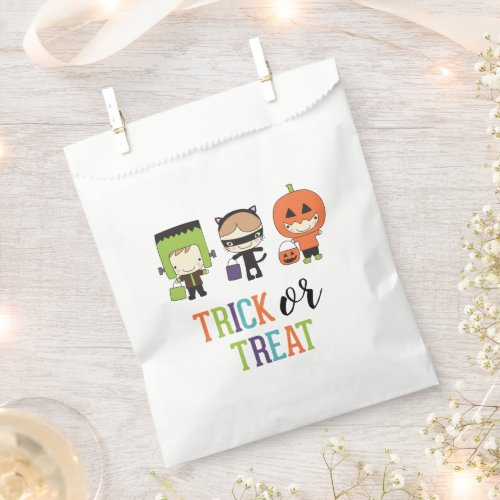Cute kids Halloween Birthday Trick or Treat Party  Favor Bag