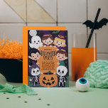 Cute Kids Halloween Costume Party Invitation