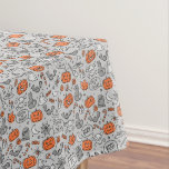 Cute Kids Halloween Doodle Pattern Tablecloth